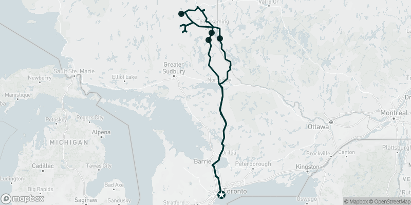 Toronto Michigan Loop Canada | Loop from Toronto along the Montreal River
